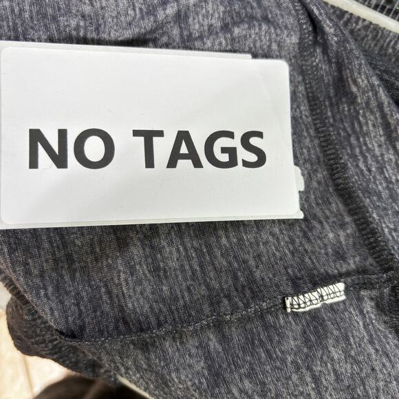 104. Beyond Yoga Womens L Gray Open Back Long Sleeve Workout Top Activewear Y2K - Picture 10 of 11